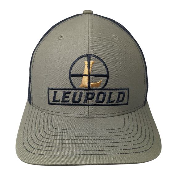 Leupold Snapback Mesh Back Trucker Hat Multi One Size Colorblock Outdoor - Picture 1 of 10
